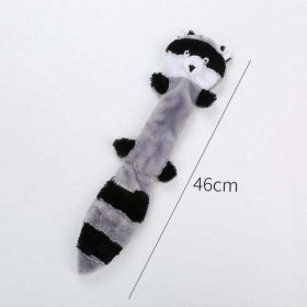 cartoon animal cotton rope dog toy (Color: Gray)