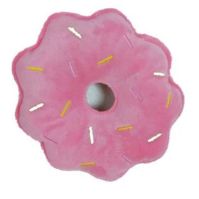 Dog Training Squeaky Dog Toys (Color: Pink donut)