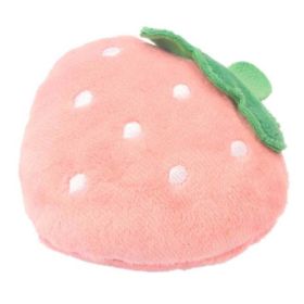 Dog Training Squeaky Dog Toys (Color: Pink strawberries)