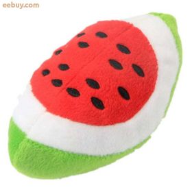 Dog Training Squeaky Dog Toys (Color: Watermelon)