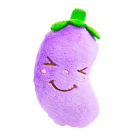 Dog Training Squeaky Dog Toys (Color: Eggplant)