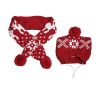 Dog Christmas Reindeer Elk Antlers Headband and Scarf Set Pet Christmas Costume Dog Costumes Accessories for Dogs and Cats