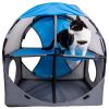 Pet Life Kitty-Play Obstacle Travel Collapsible Soft Folding Pet Cat House