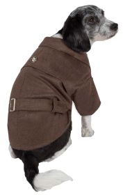Galore Back-Buckled Fashion Wool Pet Coat (size: medium)