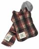 Touchdog 2-In-1 Tartan Plaided Dog Jacket With Matching Reversible Dog Mat