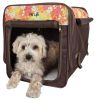 Floral Folding Collapsible Lightweight Wire Framed Tent Pet Crate