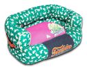 Touchdog Lazy-Bones Rabbit-Spotted Premium Easy Wash Couch Dog Bed