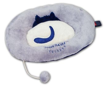 Touchcat 'Kitty-Tails' Fashion Designer Fashion Premium Cat Pet Bed (Color: Light Grey)