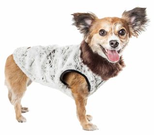 Pet Life Luxe 'Purrlage' Pelage Designer Fur Dog Coat Jacket (size: X-Small)