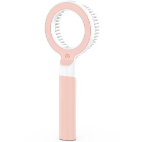 Pet Life 'WAGNIFY' 360 Degree and Multi-Directional Modern Grooming Pet Rake Comb (Color: Pink)