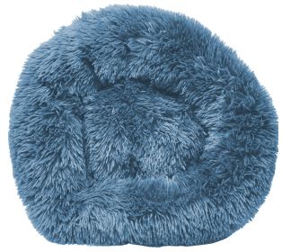 Pet Life 'Nestler' High-Grade Plush and Soft Rounded Dog Bed (Color: Blue, size: medium)