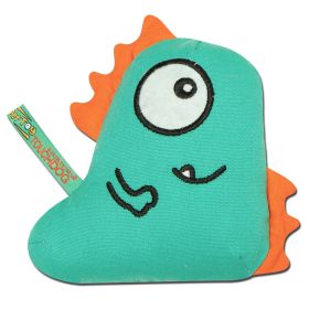 Touchdog Cartoon Shoe-faced Monster Plush Dog Toy (Color: green)