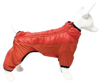 Pet Life 'Aura-Vent' Lightweight 4-Season Stretch and Quick-Dry Full Body Dog Jacket (Color: Red, size: X-Small)