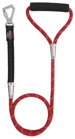 Pet Life 'Flexo-Tour' Shock Aborbing and 3M Reflective Dog Leash (Color: Red)