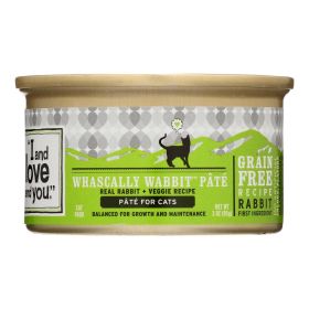 I and Love and You Canned Cat Food - Wabbit Pate - Case of 24 - 3 oz (SKU: 1266840)