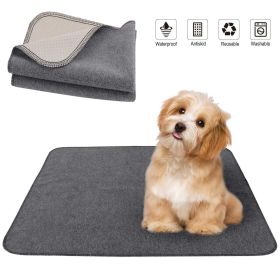 Reusable Pee Pads for Dogs Fast Absorbent Non-Slip Dog Whelping Mat for Playpen (size: 19.7"x 27.6"(S))