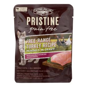 Castor & Pollux Wet Cat Food Pristine Grain-Free Free-Range Turkey Recipe - Case of 24 - 3 OZ (SKU: 2097970)