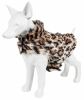 Pet Life Luxe 'Lab-Pard' Dazzling Leopard Patterned Mink Fur Dog Coat Jacket