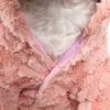 Pink-Mink' Luxury Designer Pet Coat