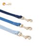 4FT Dog Leash with Soft Padded Handle,Heavy Duty Tangle-free Swivel Leash with double layer of high quality Denim Fabric