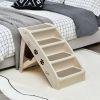 4 Step Anti-Slip Collapsible Plastic Pet Stairs Ladder For Small Dog and Cats