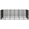 Outdoor Dog Kennel Steel 238.1 ftÂ²