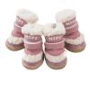 Wholesale autumn winter dog shoes warm snow boots