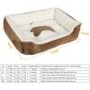 Pet Dog Bed Soft Warm Fleece Puppy Cat Bed Dog Cozy Nest Sofa Bed Cushion Mat XL Size