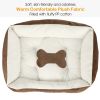 Pet Dog Bed Soft Warm Fleece Puppy Cat Bed Dog Cozy Nest Sofa Bed Cushion Mat XL Size