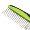 Pet Life Grip Ease' Wide and Narrow Tooth Grooming Pet Comb