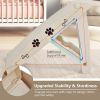 4 Step Anti-Slip Collapsible Plastic Pet Stairs Ladder For Small Dog and Cats