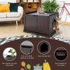 Cat Litter Box Enclosure with Double Doors for Large Cat and Kitty