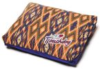 Touchdog 70's Vintage-Tribal Throwback Diamond Patterned Ultra-Plush Rectangular-Boxed Dog Bed