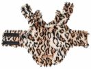 Pet Life Luxe 'Lab-Pard' Dazzling Leopard Patterned Mink Fur Dog Coat Jacket