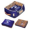 Touchdog 70's Vintage-Tribal Throwback Diamond Patterned Ultra-Plush Rectangular-Boxed Dog Bed