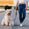 Reflective Dog Leash for Small Medium Dog with Comfortable handle and Nylon Webbing Shiny Suede Fabric