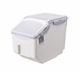 Multifunctional Pet Food Storage Box, Snack Container Box, Dog and Cat Food Barrel, Sealed and Moisture-Proof with Measuring Cup, Food Grade Dispenser
