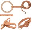 Pet Life 'Ever-Craft' Boutique Series Beechwood and Leather Designer Dog Leash