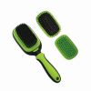 Pet Life 'Conversion' 5-in-1 Interchangeable Dematting and Deshedding Bristle Pin and Massage Grooming Pet Comb