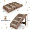 4 Step Anti-Slip Collapsible Plastic Pet Stairs Ladder For Small Dog and Cats