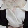 Varsity-Buckled Collared Pet Coat