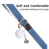 4FT Dog Leash with Soft Padded Handle,Heavy Duty Tangle-free Swivel Leash with double layer of high quality Denim Fabric