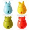 Pet Tumbler Food Leaking Toy Dog Interactive Puzzle Toy Bite Resistant Iq Training Toy