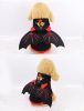 Pet Black Bat Wing Costume Hooded Winter Warm Sweater Halloween Costume
